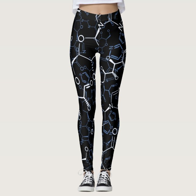 Chemical Formula Chemistry Gifts Leggings (Front)