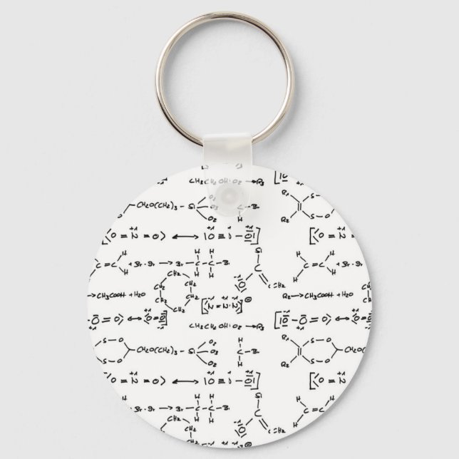 Chemical formula writing key ring (Front)