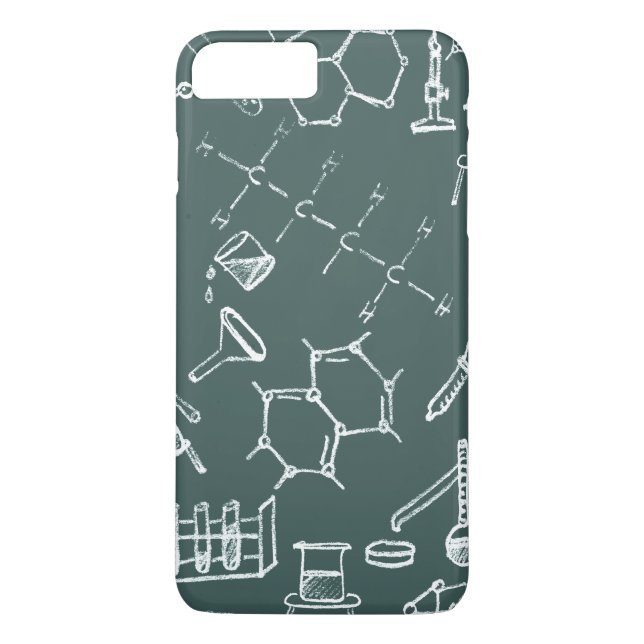 Chemical lab equipment scribbles Case-Mate iPhone case (Back)