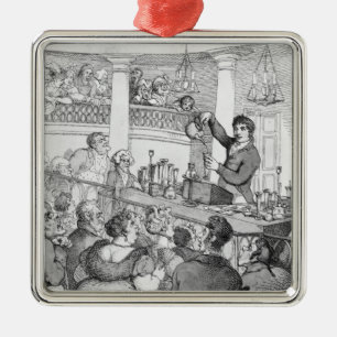 Chemical Lectures, c.1809 Metal Tree Decoration