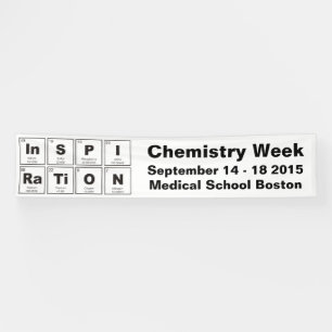 Chemical periodic table of elements: InSPIRaTiON Banner