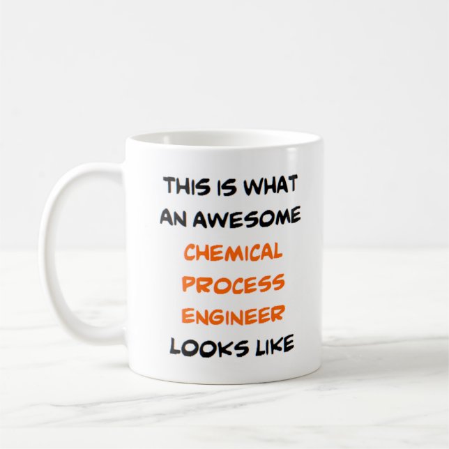 chemical process engineer, awesome coffee mug (Left)