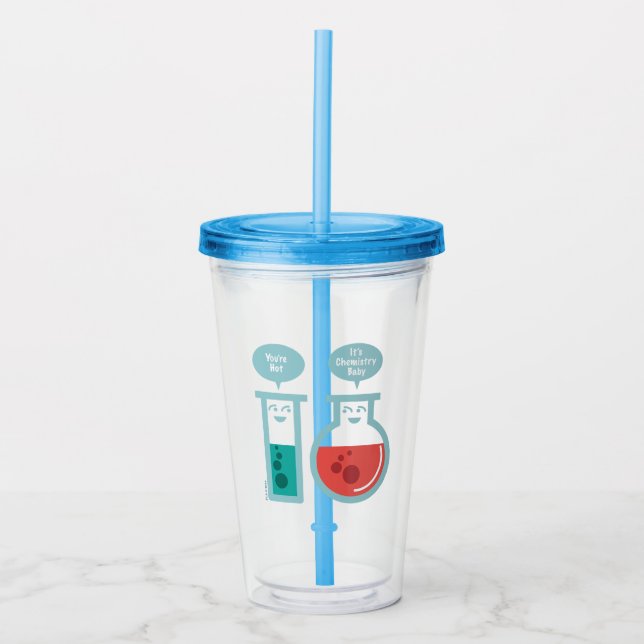 Chemical Reaction Acrylic Tumbler (Front)