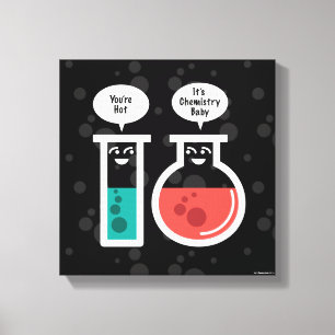 Chemical Reaction Canvas Print