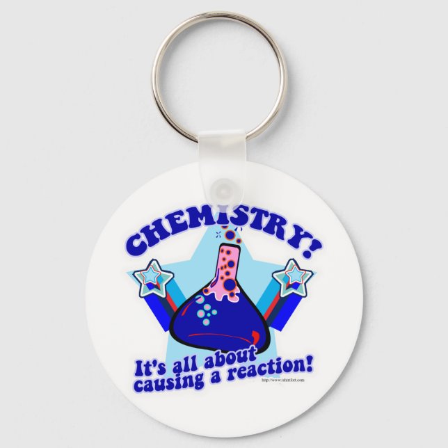 Chemical Reaction Key Ring (Front)