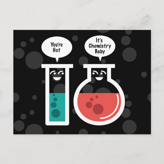 Chemical Reaction Postcard (Front)