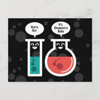 Chemical Reaction Postcard