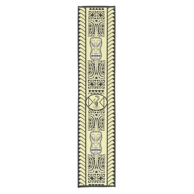 Chemin de table Tribal Ethnic Short Table Runner (Front)