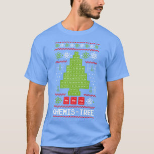 Chemis Tree Chemistry Christmas Tree For Chemist T T-Shirt