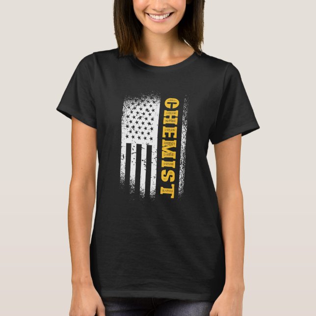 Chemist Chemistry Science Laboratory Scientist   T-Shirt (Front)