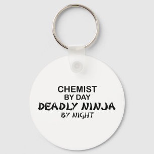 Chemist Deadly Ninja by Night Key Ring
