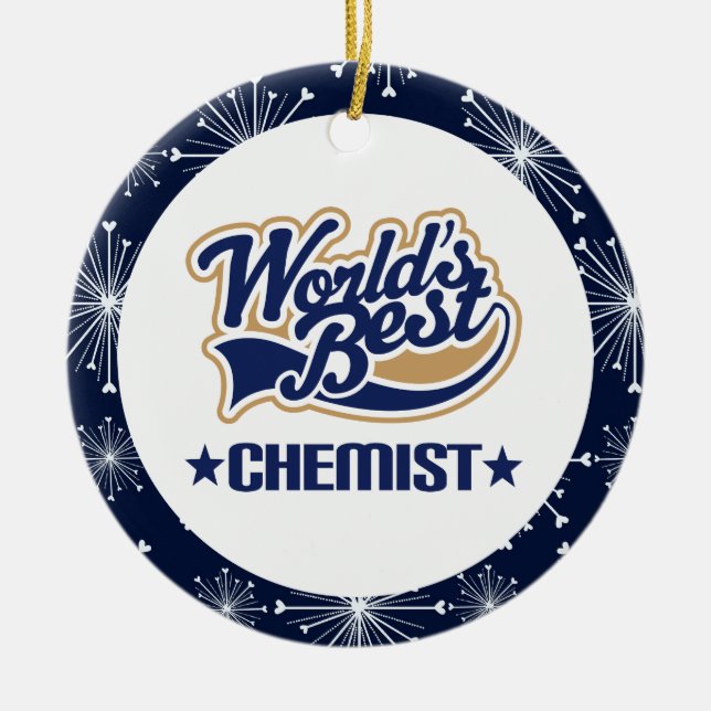 Chemist Gift Ornament (Front)