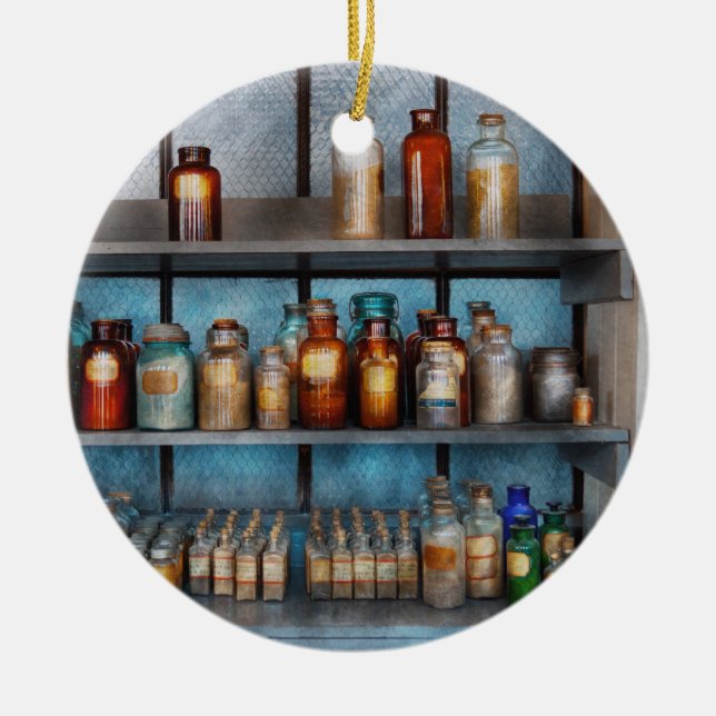 Chemist - My first chemistry set  Ceramic Tree Decoration (Front)