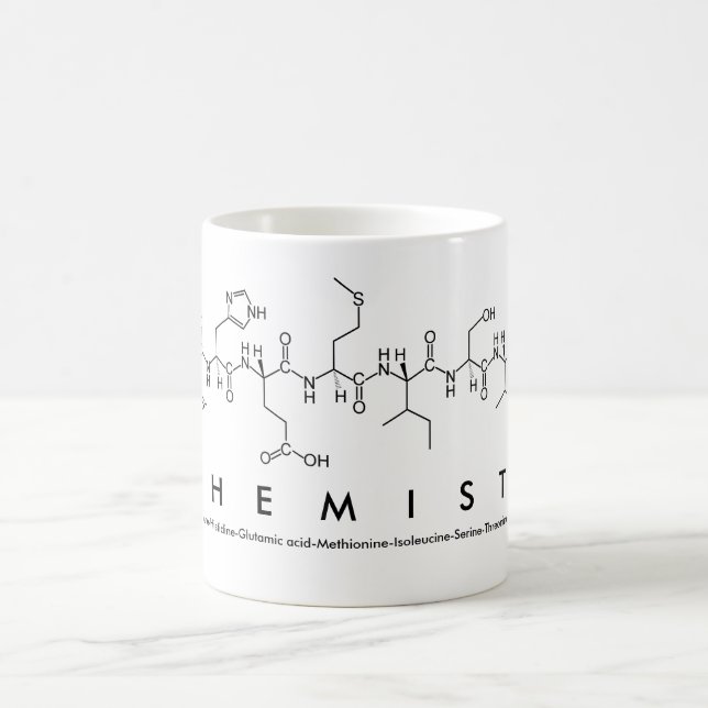 Chemist peptide word mug (Center)