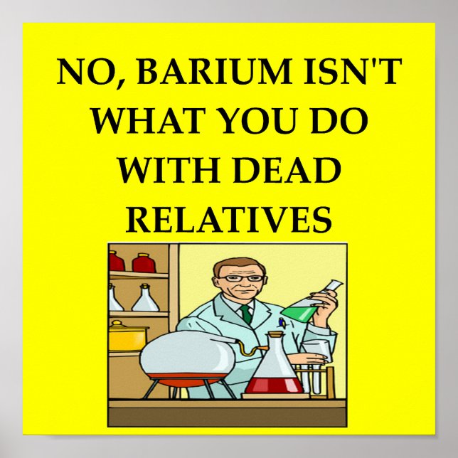 CHEMIST POSTER (Front)