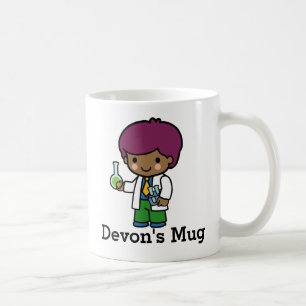 Chemist / Scientist boy flask and test tubes Coffee Mug