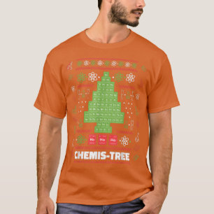 Chemistree Funny Science Christmas Tree Chemistry  T-Shirt