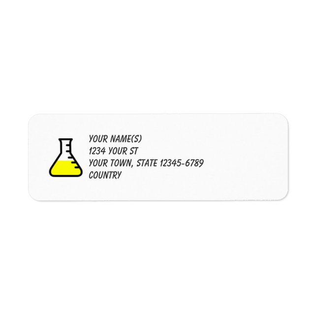 Chemistry 3 - return address labels (Front)