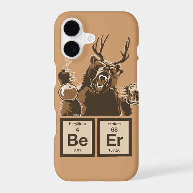 Chemistry bear discovered beer (Back)