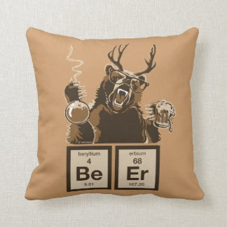 Chemistry bear discovered beer cushion
