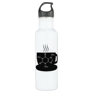 Chemistry Caffeine Molecule 710 Ml Water Bottle