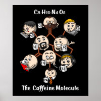 Chemistry Caffeine Molecule Science Coffee Geek