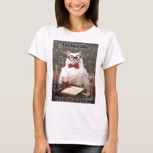 Chemistry Cat Meme Alcohol T-Shirt