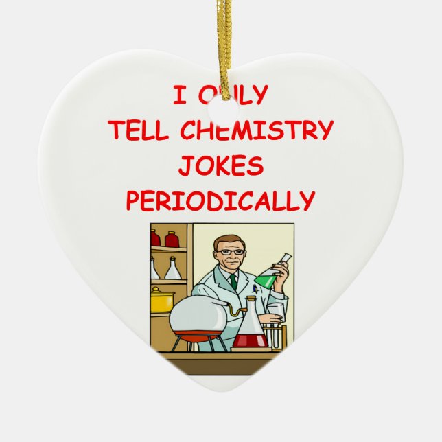 chemistry ceramic tree decoration (Front)