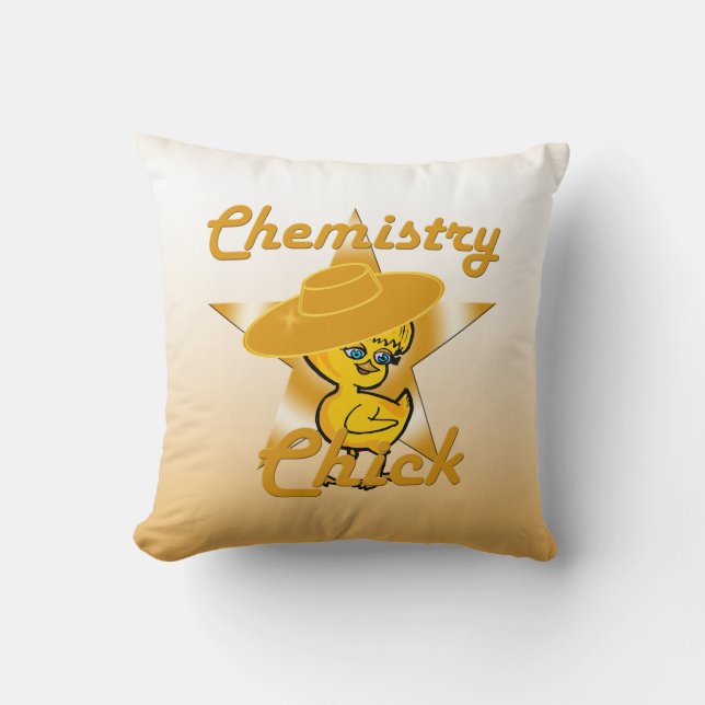 Chemistry Chick #10 Cushion (Front)