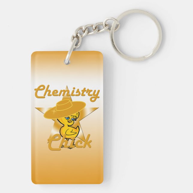 Chemistry Chick #10 Key Ring (Back)