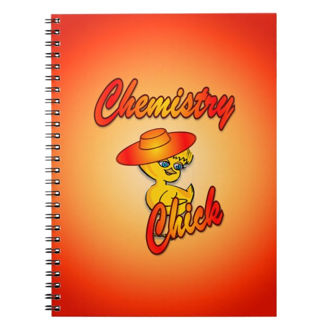 Chemistry Chick #5 Spiral Notebook (Front)