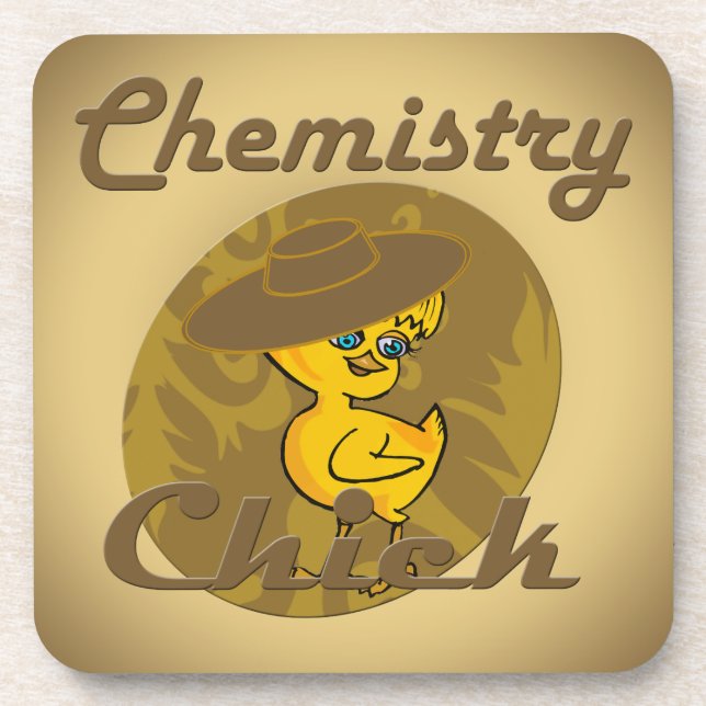 Chemistry Chick #6 Coaster (Front)