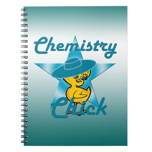 Chemistry Chick #7 Spiral Notebook (Front)