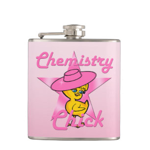 Chemistry Chick #8 Hip Flask