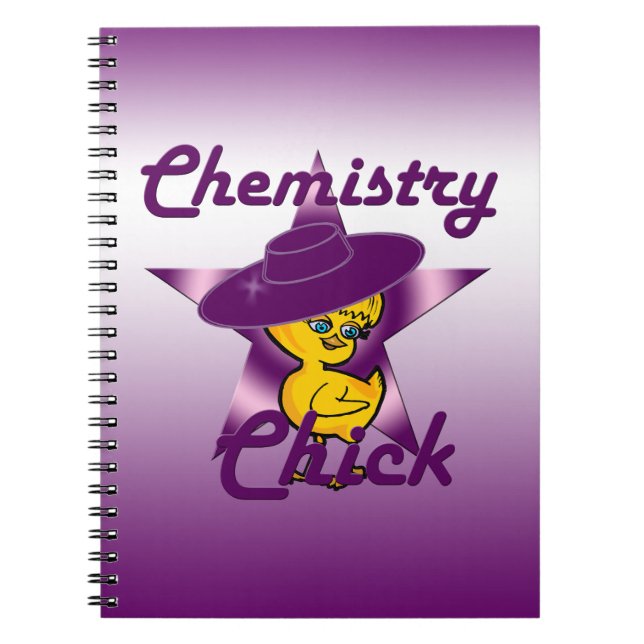 Chemistry Chick #9 Spiral Notebook (Front)