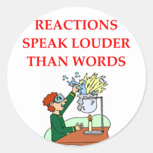 chemistry classic round sticker