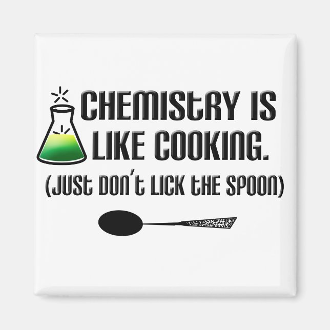 Chemistry Cooking Magnet (Front)