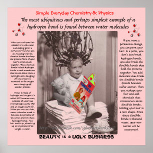 "Chemistry & Curls" Poster