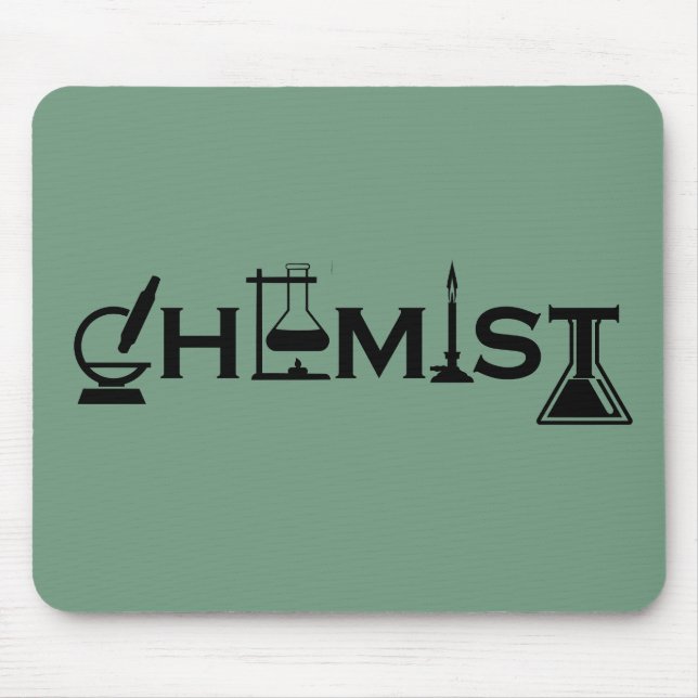 Chemistry funny chemist gifts mouse pad (Front)