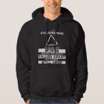 Chemistry Gift for Chemist Professor Teacher Hoodie<br><div class="desc">A funny chemistry tee shirt - perfect for chemistry grad students!. I am Cyclopropane - Under too much stress; Probably Should Have Fallen Apart; But Somehow Still Here</div>