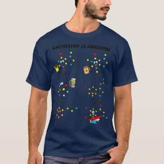 Chemistry is Awesome Funny Kawaii Chemistry T-Shirt