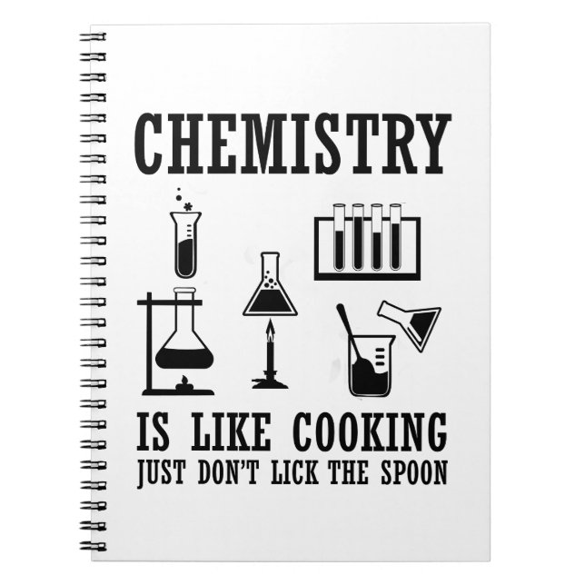 chemistry is like cooking notebook (Front)
