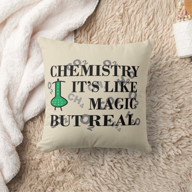 Chemistry is like magic but real cushion (Blanket)