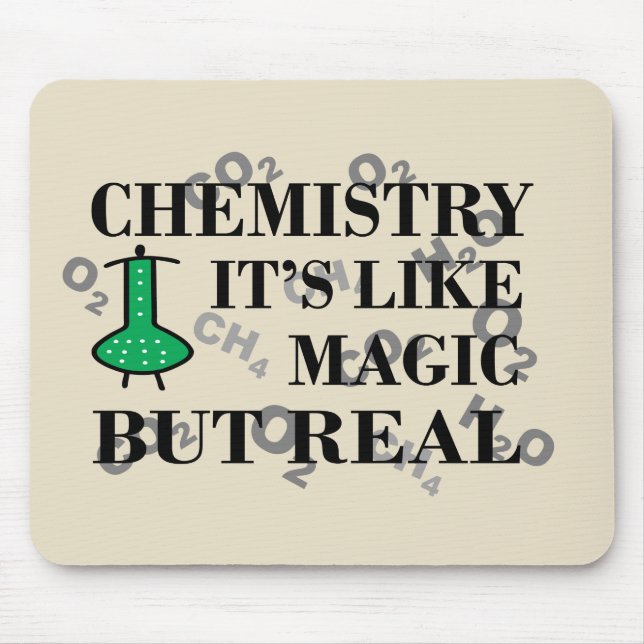 chemistry is like magic but real mouse pad (Front)