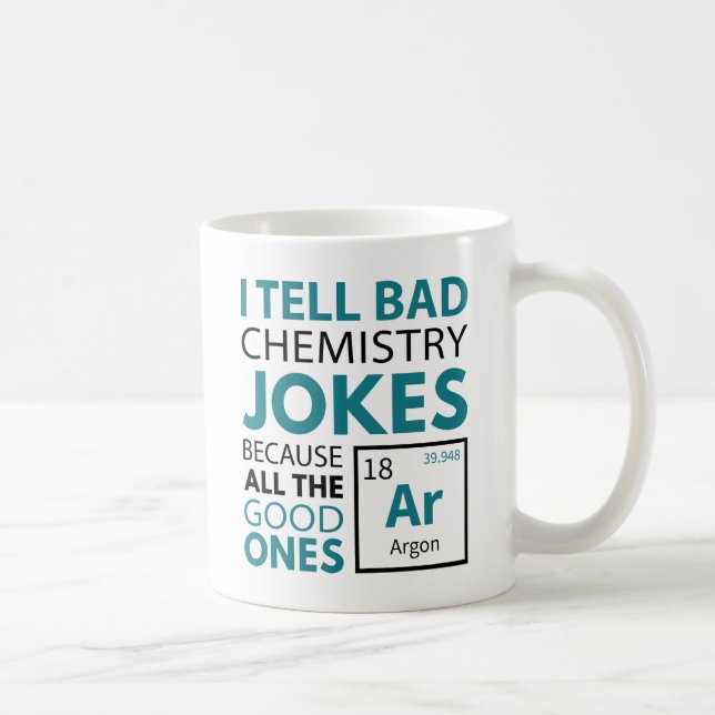 Chemistry Jokes Argon Coffee Mug (Right)