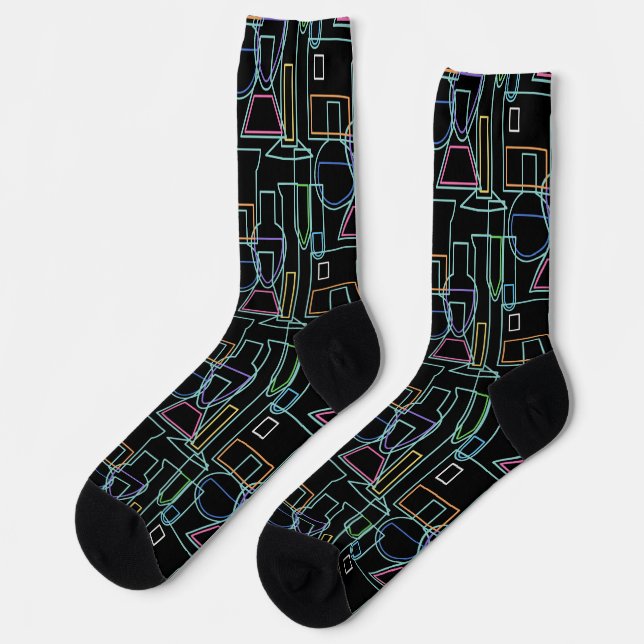 Chemistry Lab Lines Socks (Left)