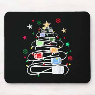 Chemistry Lab Scientist Phlebotomist Christmas Tes Mouse Pad