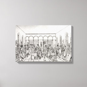Chemistry laboratory of Baron Justus von Liebig Canvas Print