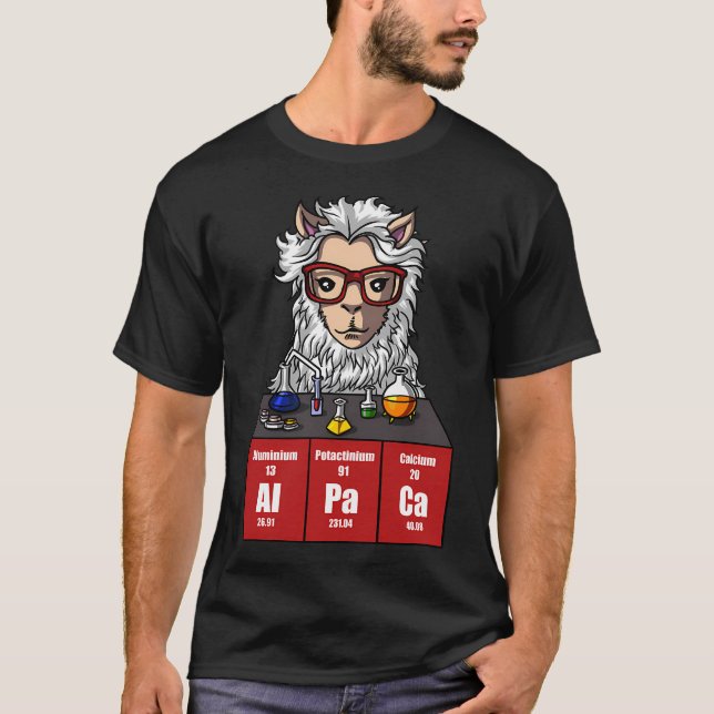 Chemistry Llama T-Shirt (Front)