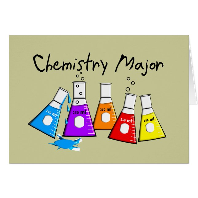 Chemistry Major Gifts Beeker Design (Front Horizontal)
